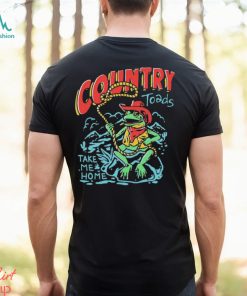 Frog country toads take me home shirt