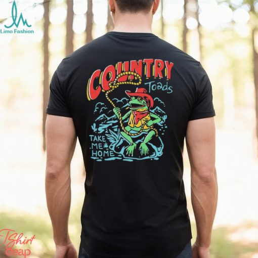 Frog country toads take me home shirt