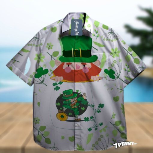 Fun Clover St Patricks Day Ireland Shamrok Hawaiian Shirt
