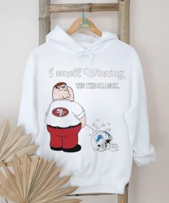 Funny 49ers I Smell Winning Tis The Season Detroit Lions Shirt