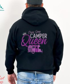 Funny Classy Sassy Camper Queen Rv Princess Girl Camping Womens Back Print T shirt
