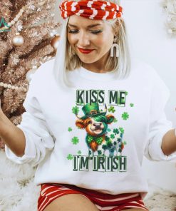 Funny Cow Kiss me I'm Irish St, Patrick's Day Shirt