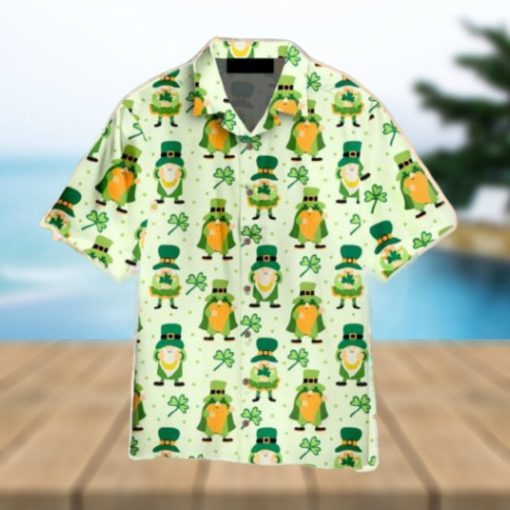 Funny Gnomes St. Patrick’s Day Hawaiian Shirt Aloha For Men And Women