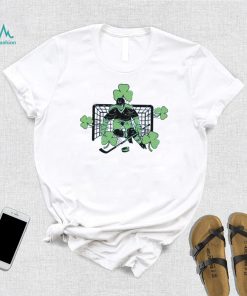 Funny Ice Hockey Shamrock Happy St Patricks Day Cool Gift T Shirt