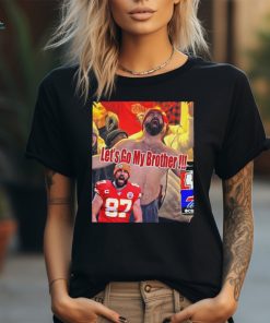 Funny Jason Kelce Celebrates For Kansas City Chiefs Defeat Buffalo Bills Let’s Go My Brother Unisex T Shirt, hoodie, sweater, long sleeve and tank top Funny Jason Kelce Celebrates For Kansas City Chiefs Defeat Buffalo Bills Let’s Go My Brother Unisex T Shirt