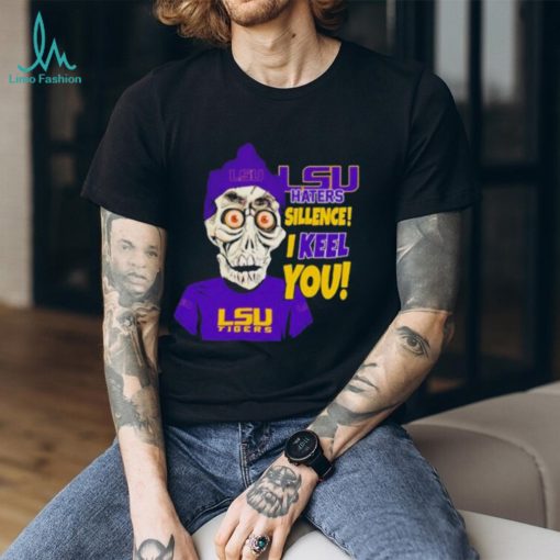 Funny Jeff Dunham LSU Tigers Haters Silence shirt