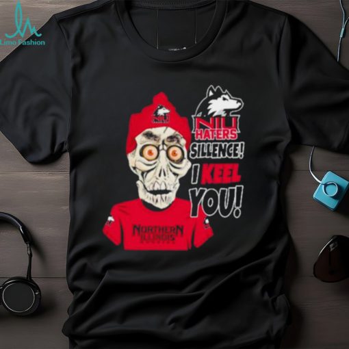 Funny Jeff Dunham northern illinois huskies haters silence I keel you shirt