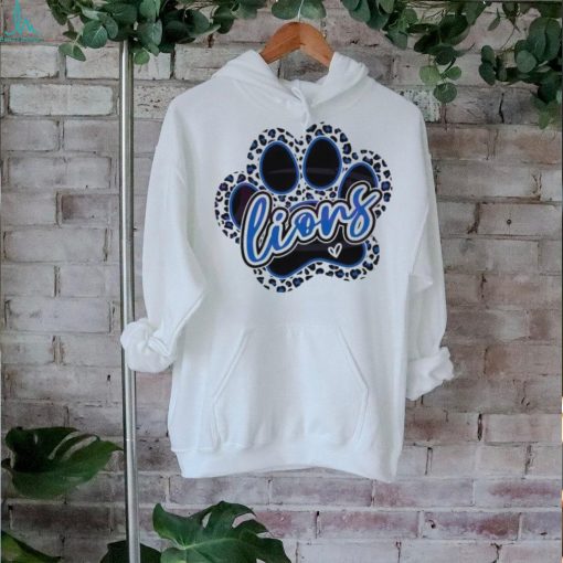 Funny Leopard Lions Paw Football Shirt