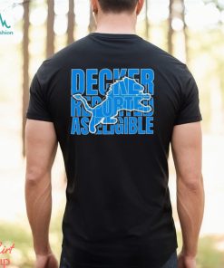 Funny Lions Decker Reported As Eligible Shirt