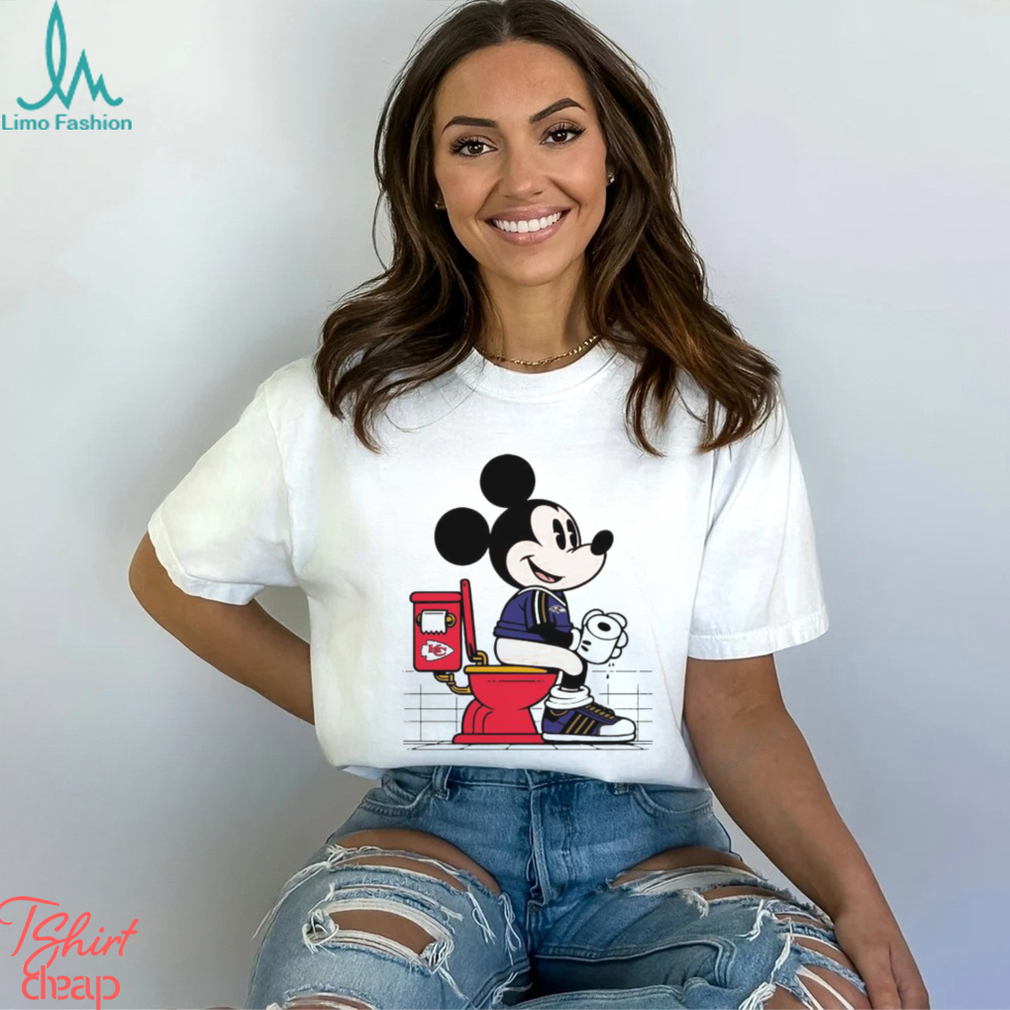 Funny Mickey Mouse Baltimore Ravens VS Kansas City Chiefs Shirt Funny Mickey Mouse Baltimore Ravens VS Kansas City Chiefs Shirt