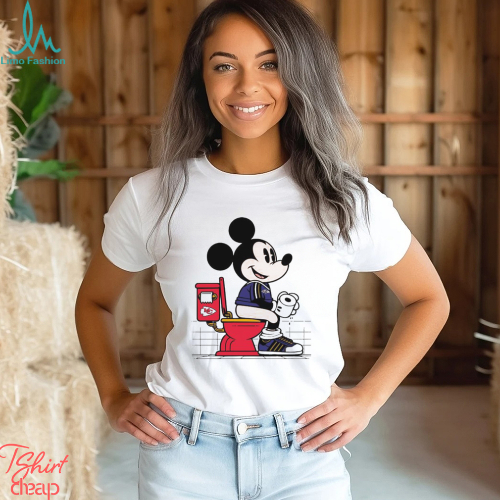 Funny Mickey Mouse Baltimore Ravens VS Kansas City Chiefs Shirt Funny Mickey Mouse Baltimore Ravens VS Kansas City Chiefs Shirt
