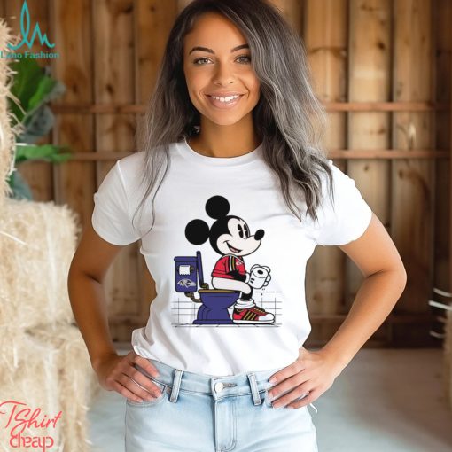 Funny Mickey Mouse Kansas City Chiefs VS Baltimore Ravens Shirt