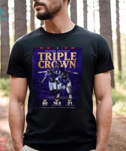 Funny Ravens Defense Triple Crown shirt