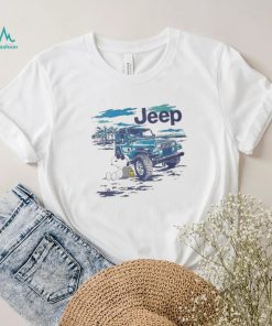 Funny Snoopy And Woodstock Car Jeep Holiday Shirt