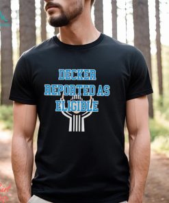 Funny decker reported as eligible Detroit Lions shirt