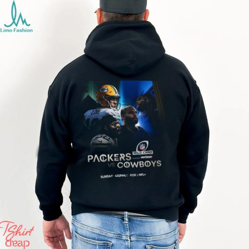 Funny green Bay Packers Vs Dallas Cowboys 2023 2024 NFL Wild Card Game Shirt