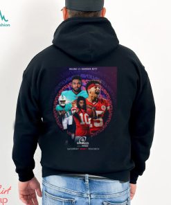 Funny miami Dolphins Vs Kansas City Chiefs 2023 2024 NFL Wild Card Game Shirt