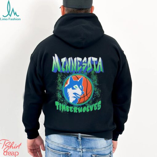 Funny minnesota Timberwolves Basketball Vintage Wolf Shirt
