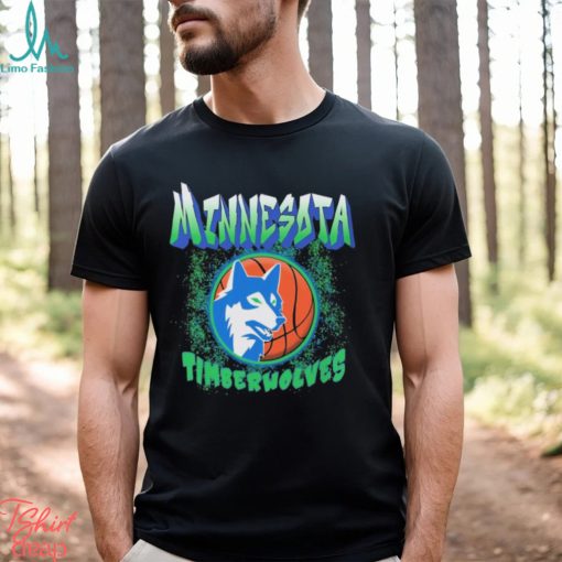 Funny minnesota Timberwolves Basketball Vintage Wolf Shirt