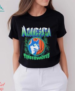 Funny minnesota Timberwolves Basketball Vintage Wolf Shirt