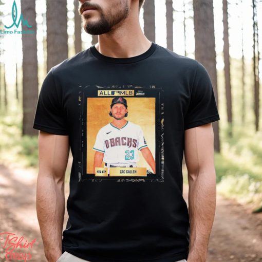 Funny official Zac Gallen Winning 2023 All MLB First Team Shirt