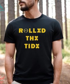 Funny rolled The Tide Michigan Beats Alabama Football Shirt