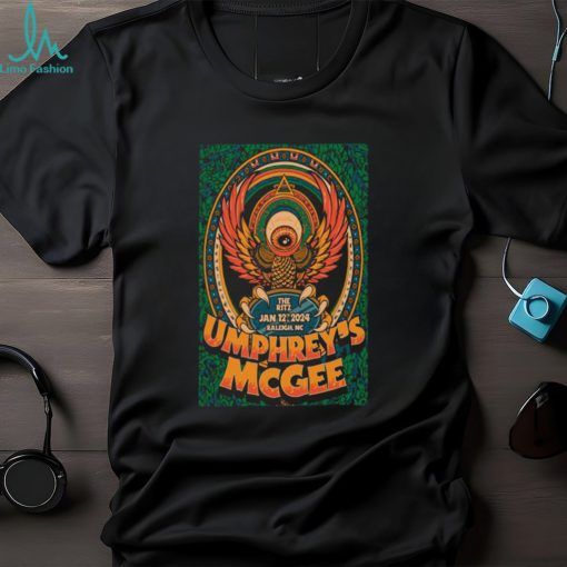 Funny umphrey’s McGee The Ritz Raleigh, NC Jan 12 2024 shirt
