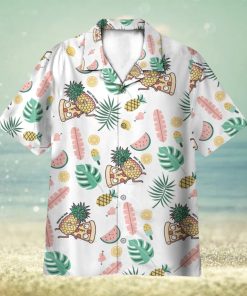 Fuuny Food Pizza Pineapple Need To Know 3D Hawaiian Shirt Summer Vaction Gift