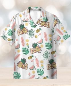 Fuuny Food Pizza Pineapple Need To Know 3D Hawaiian Shirt Summer Vaction Gift