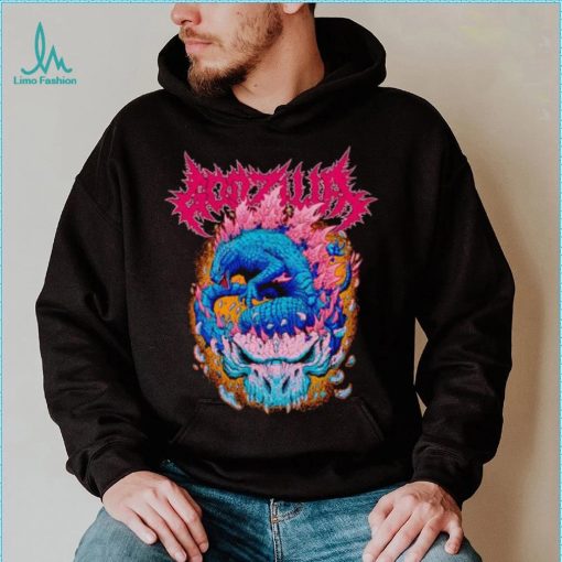 G x K Godzilla Metalcropolis shirt