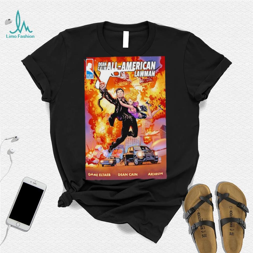 Gabe Eltaeb Big Man Comics Dean Cain All American Lawman Die Harder shirt Gabe Eltaeb Big Man Comics Dean Cain All American Lawman Die Harder shirt
