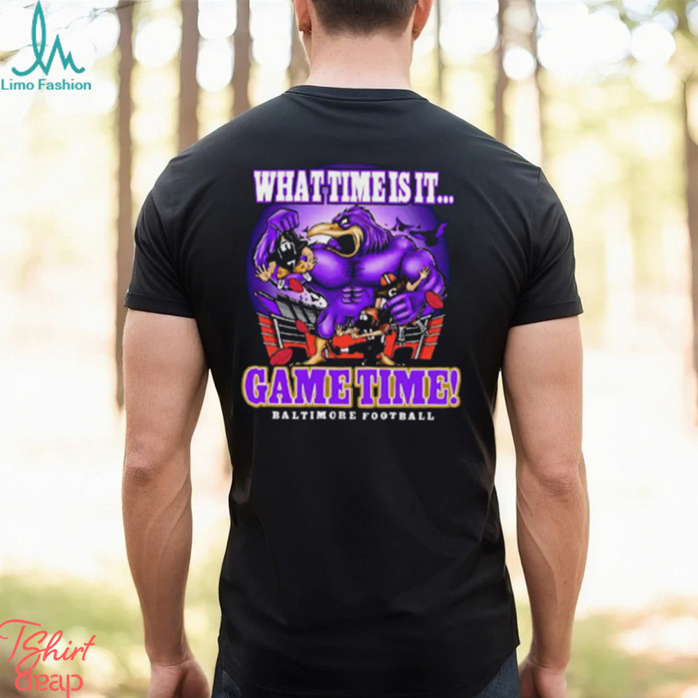 Game Time Funny Baltimore Football Shirt Game Time Funny Baltimore Football Shirt