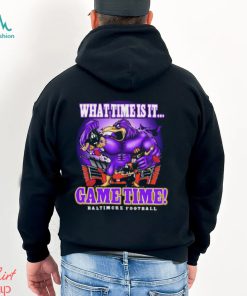 Game Time Funny Baltimore Football Shirt