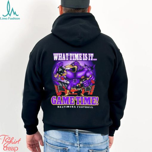 Game Time Funny Baltimore Football Shirt