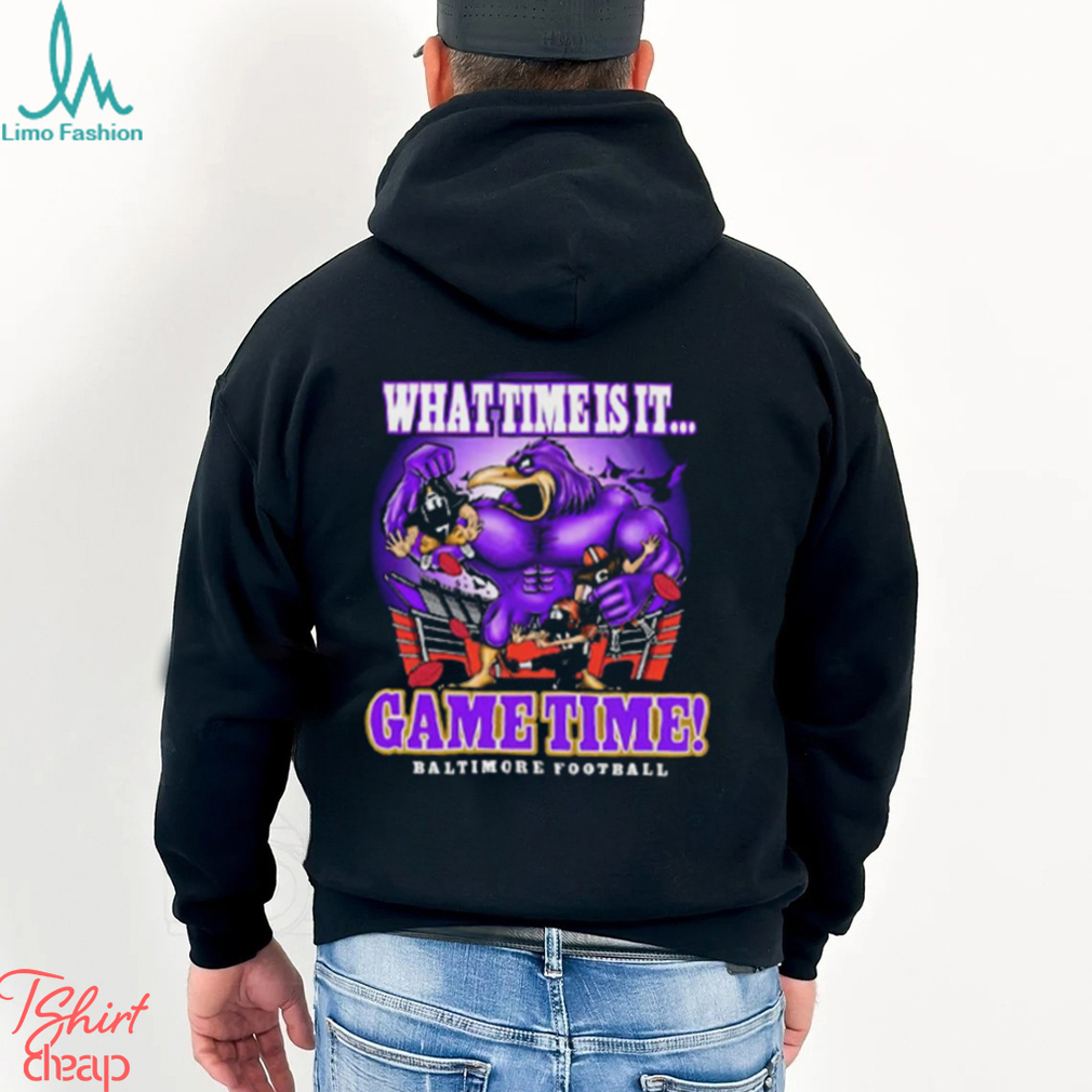 Game Time Funny Baltimore Football Shirt Game Time Funny Baltimore Football Shirt