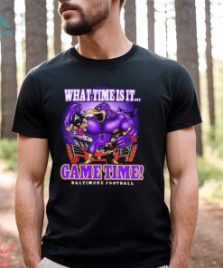 Game Time Funny Baltimore Football Shirt