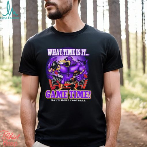 Game Time Funny Baltimore Football Shirt