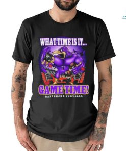 Game time funny baltimore Football T shirt