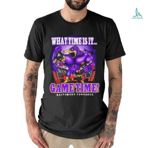 Game time funny baltimore Football T shirt