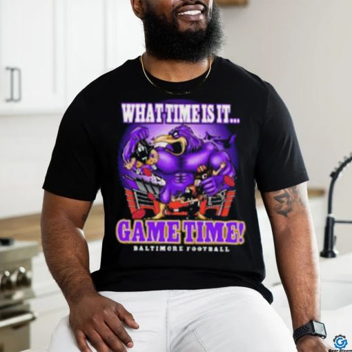 Game time funny baltimore Football T shirt