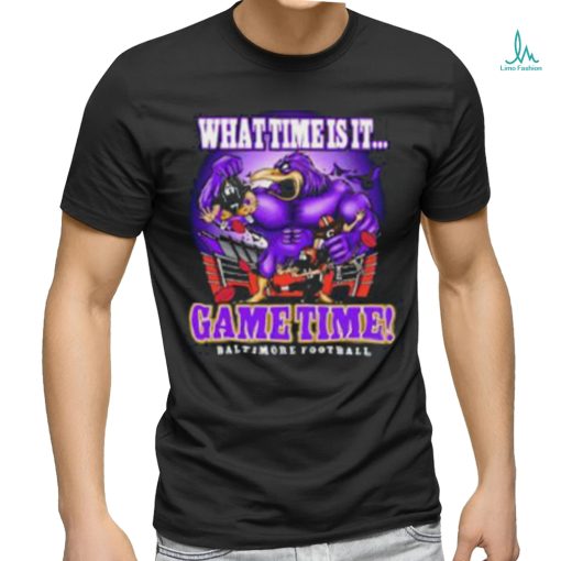 Game time funny baltimore Football T shirt