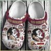 Garnet and White FSU Crocs Go Noles Crocs