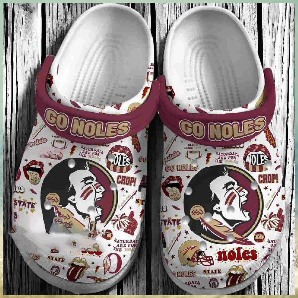 Garnet and White FSU Crocs Go Noles Crocs Garnet and White FSU Crocs Go Noles Crocs