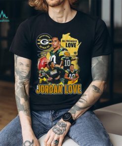 Gear Up with Love for the Game! All You Need Is Love 10 Jordan Love Green Bay Packers Go Pack Go T Shirt, hoodie, sweater, long sleeve and tank top Gear Up with Love for the Game! All You Need Is Love 10 Jordan Love Green Bay Packers Go Pack Go T Shirt