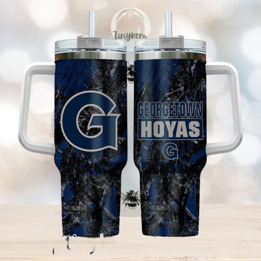 Georgetown Hoyas Realtree Hunting 40oz Tumbler