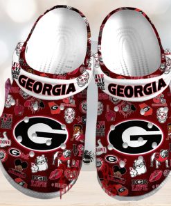 Georgia Bulldog Crocs Shoes