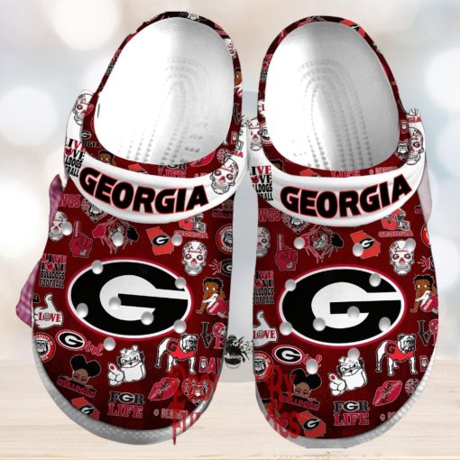 Georgia Bulldog Crocs Shoes