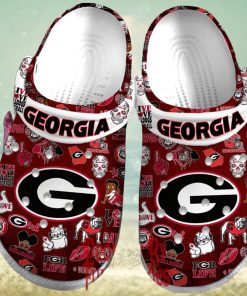 Georgia Bulldog Crocs Shoes