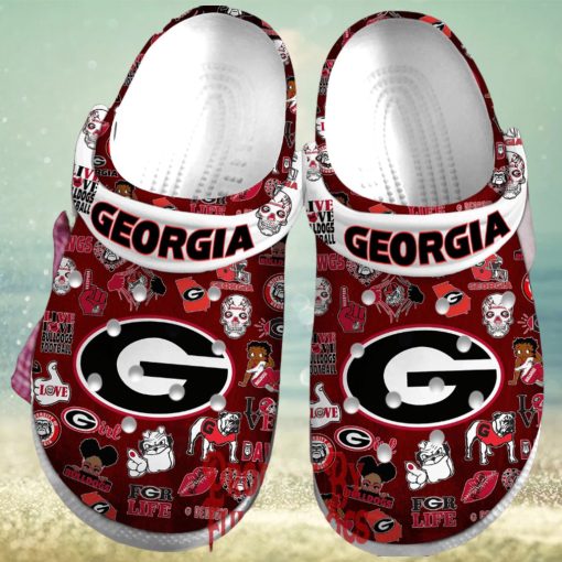 Georgia Bulldog Crocs Shoes