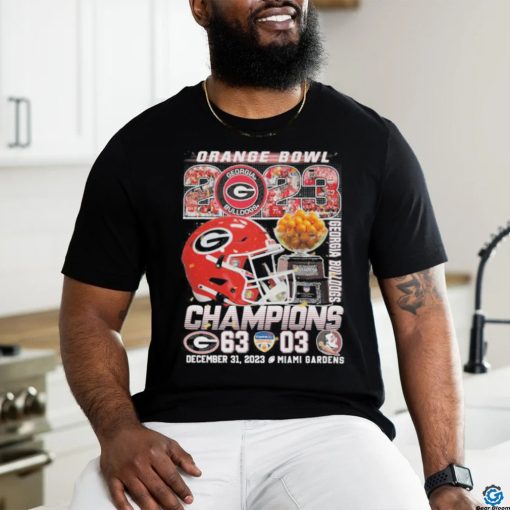 Georgia Bulldogs Champions The Capital One Orange Bowl 2023 Shirt